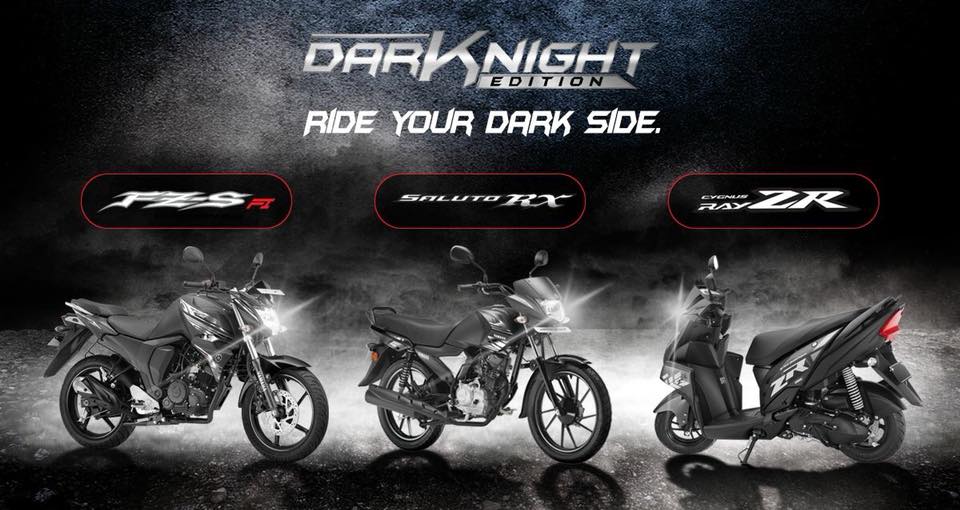 DARKNIGHT EDITION, YAMAHA BIKES AND SCOOTERS